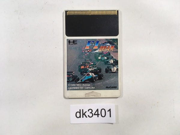 DK3401 F-1 Dream PC Engine Japan
