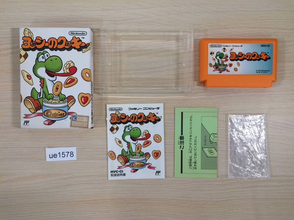 ue1578 Yoshi Cookie Yossy BOXED NES Famicom Japan