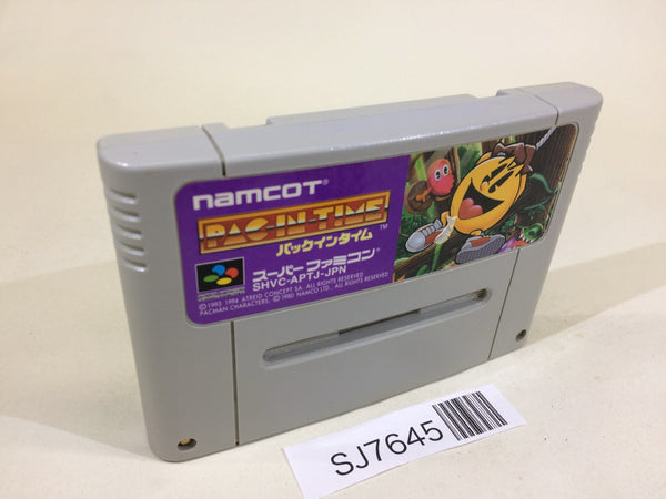 SJ7645 Pac In Time SNES Super Famicom Japan