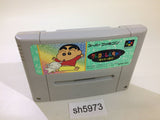 Crayon Shinchan Arashi wo Yobu Enji SNES Super Famicom Japan - SH5973