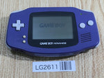 LG2611 Plz Read Item Condi GameBoy Advance Violet Game Boy Console Japan