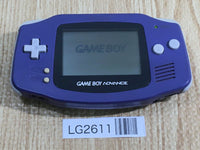 LG2611 Plz Read Item Condi GameBoy Advance Violet Game Boy Console Japan