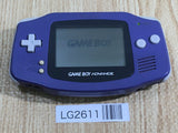 LG2611 Plz Read Item Condi GameBoy Advance Violet Game Boy Console Japan