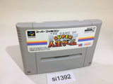 The Game of Life Super Jinsei Game SNES Super Famicom Japan - SI1392