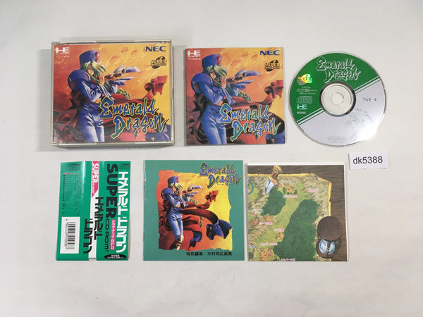 DK5388 Emerald Dragon SUPER CD ROM 2 PC Engine Japan