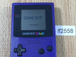 lf2558 Plz Read Item Condi GameBoy Color Purple Game Boy Console Japan
