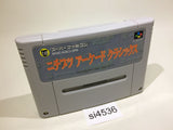 Nichibutsu Arcade Classics Crazy Climber Moon Cresta SNES Japan - SI4536