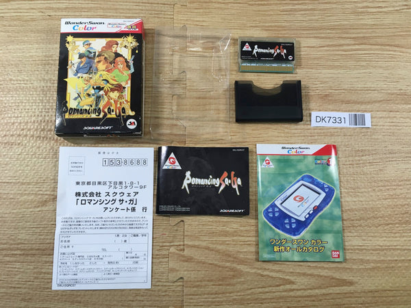 DK7331 Romancing Saga BOXED Wonder Swan Bandai Japan