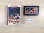 UE5439 Dragon Ninja BOXED NES Famicom Japan