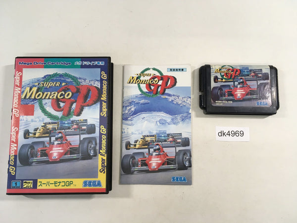 DK4969 Super Monaco GP BOXED Mega Drive Genesis Japan