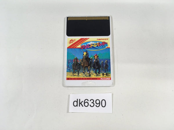 DK6390 World Jockey PC Engine Japan