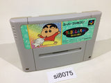 Crayon Shinchan Arashi wo Yobu Enji SNES Super Famicom Japan - SI8075
