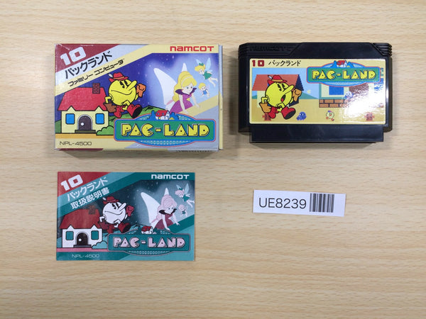 UE8239 Pac Land BOXED NES Famicom Japan
