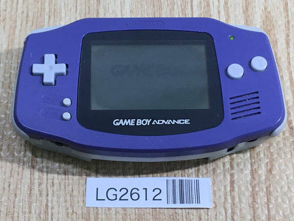 LG2612 Plz Read Item Condi GameBoy Advance Violet Game Boy Console Japan