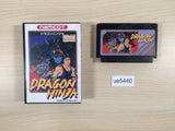 UE5440 Dragon Ninja BOXED NES Famicom Japan