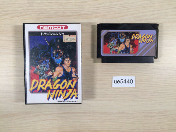UE5440 Dragon Ninja BOXED NES Famicom Japan