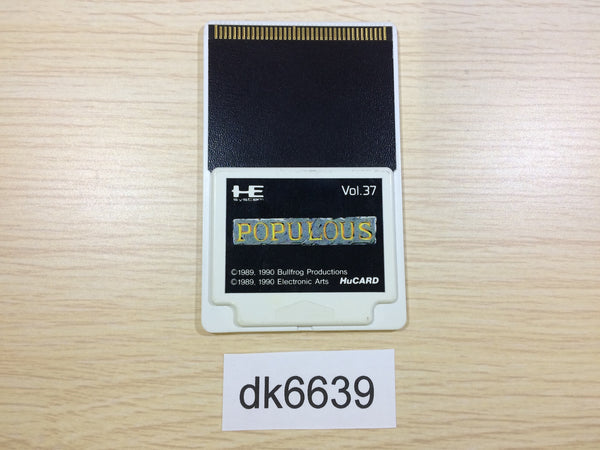 DK6639 Populous PC Engine Japan