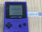 LG2518 Plz Read Item Condi GameBoy Color Purple Game Boy Console Japan