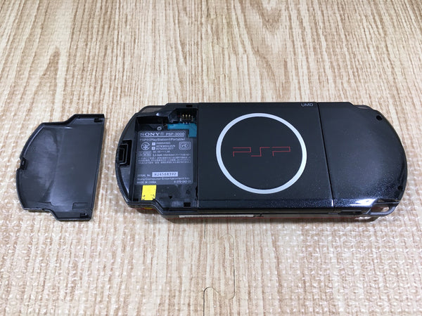 4-003 PSP-3000 ブラック Sony PSP 3000 Black Handheld System Console w/ Box and