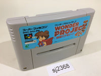 sj2368 Wonder Project J Kikai no Shounen Pino SNES Super Famicom Japan
