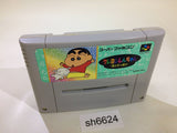 Crayon Shinchan Arashi wo Yobu Enji SNES Super Famicom Japan - SH6624