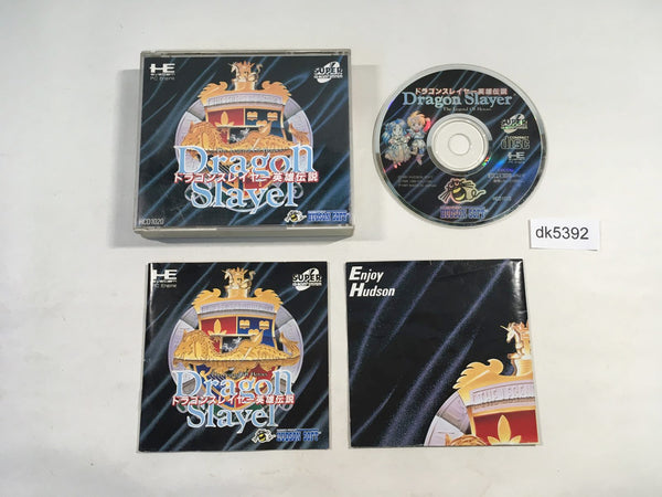 DK5392 Dragon Slayer Eiyuu Densetsu SUPER CD ROM 2 PC Engine Japan