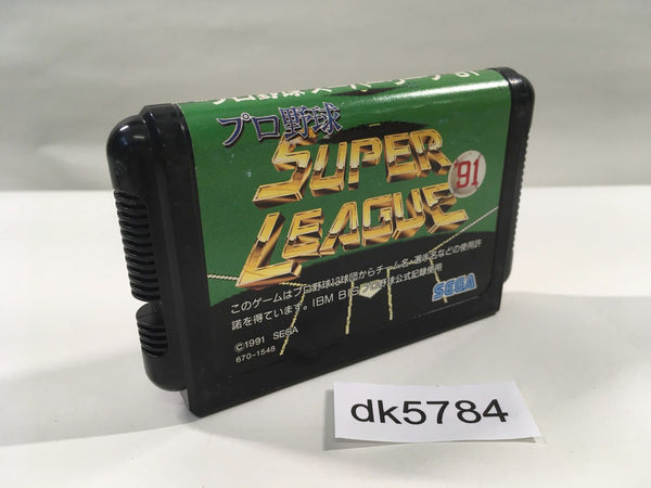 DK5784 Pro Yakyuu Super League '91 Mega Drive Genesis Japan