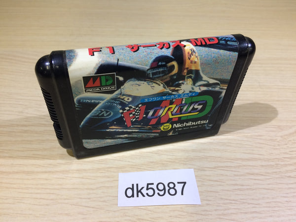 DK5987 F1 Circus MD Mega Drive Genesis Japan
