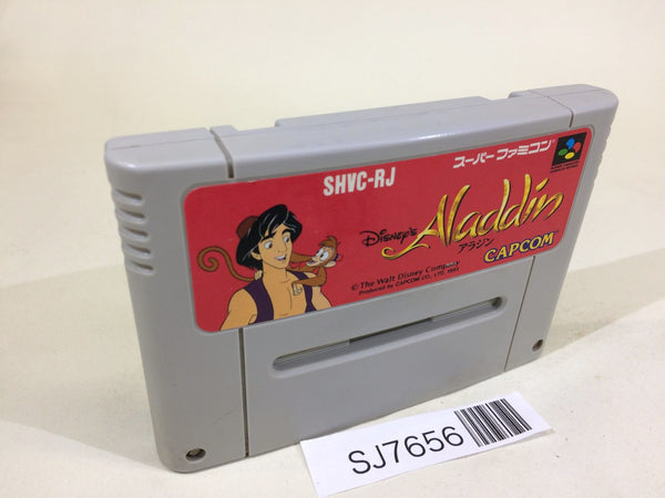 SJ7656 Aladdin SNES Super Famicom Japan