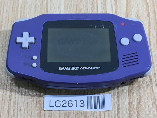 LG2613 Plz Read Item Condi GameBoy Advance Violet Game Boy Console Japan