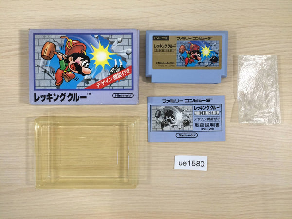 ue1580 Wrecking Crew BOXED NES Famicom Japan