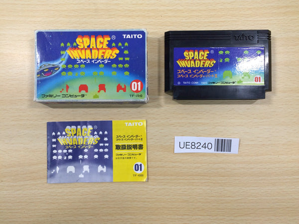 UE8240 Space Invaders Part 2 BOXED NES Famicom Japan