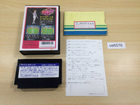 UE6576 Side Pocket Billiards BOXED NES Famicom Japan