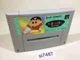 Crayon Shinchan Arashi wo Yobu Enji SNES Super Famicom Japan - SI7487
