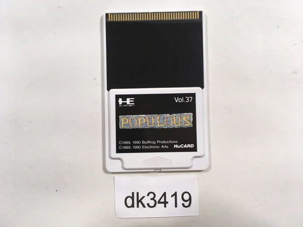DK3419 Populous PC Engine Japan