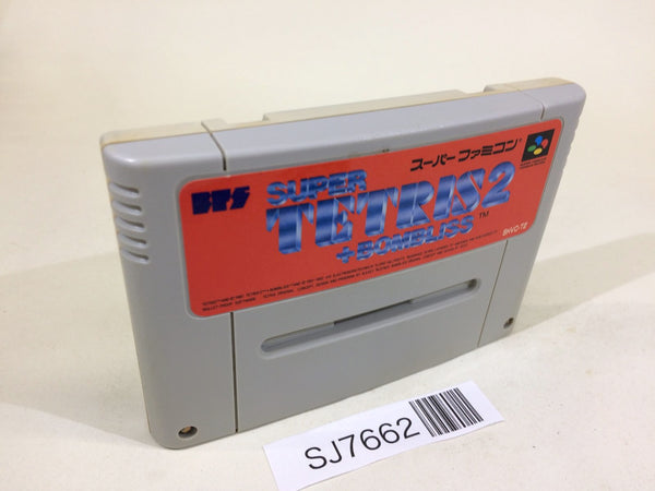 SJ7662 Super Tetris 2 + Bombliss SNES Super Famicom Japan