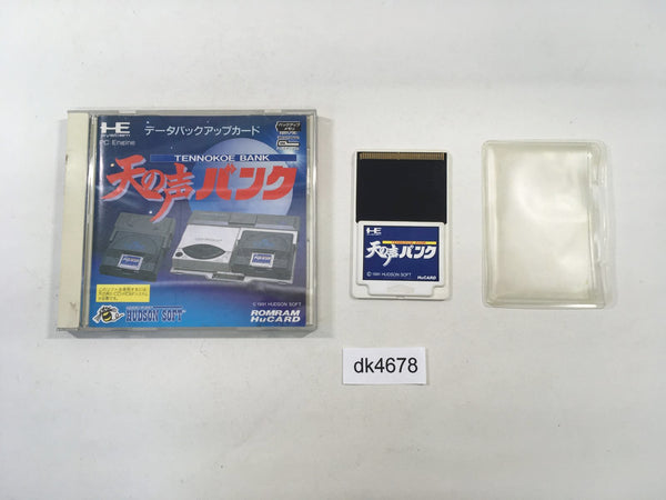 DK4678 Tennokoe Bank BOXED PC Engine Japan