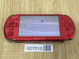 GD7010 Plz Read Item Condi PSP-3000 RADIANT RED SONY PSP Console Japan