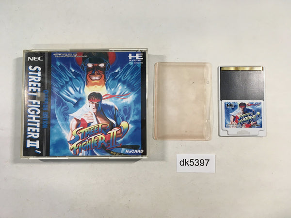 DK5397 Street Fighter II Dash BOXED PC Engine Japan