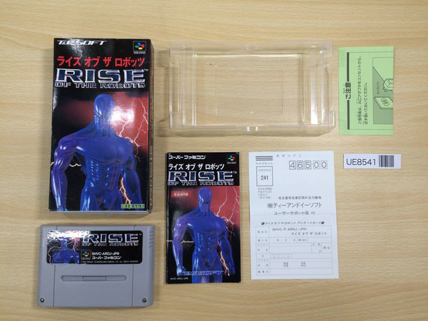 UE8541 Rise Of The Robots BOXED SNES Super Famicom Japan
