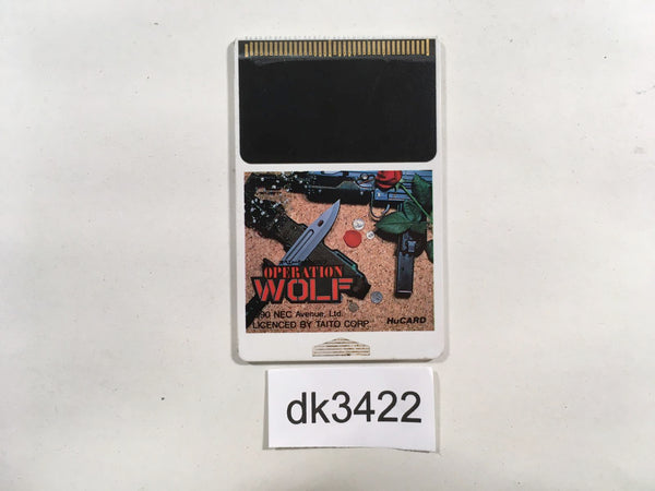 DK3422 Operation Wolf PC Engine Japan