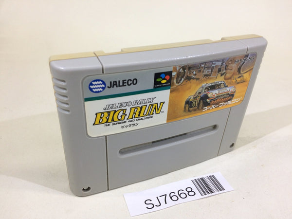 SJ7668 Big Run The Supreme 4WD Challenge SNES Super Famicom Japan