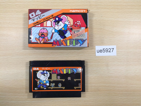 UE5927 Mappy BOXED NES Famicom Japan