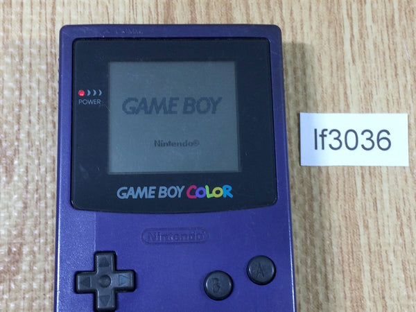 lf3036 Plz Read Item Condi GameBoy Color Purple Game Boy Console Japan
