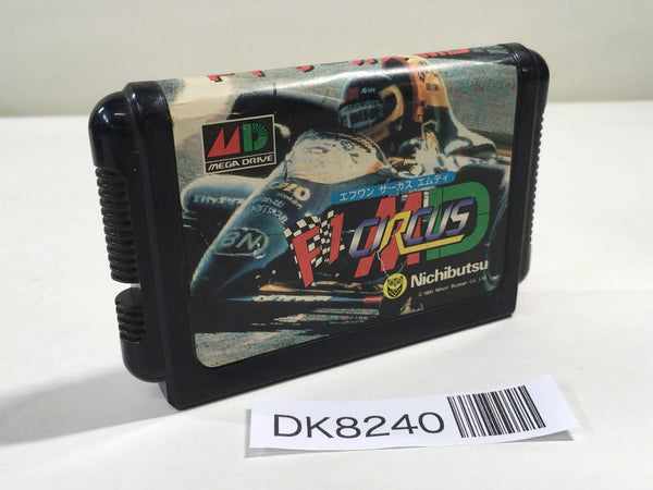 DK8240 F1 Circus MD Mega Drive Genesis Japan