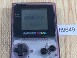lf9649 Plz Read Item Condi GameBoy Color Clear Purple Game Boy Console Japan