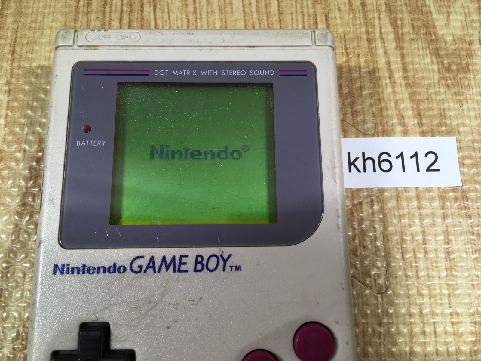 kh6112 Plz Read Item Condi GameBoy Original DMG-01 Game Boy