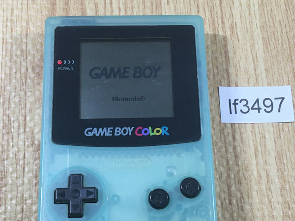 lf3497 Plz Read Item Condi GameBoy Color Ice Blue Game Boy Console Japan