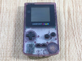 lf9649 Plz Read Item Condi GameBoy Color Clear Purple Game Boy Console Japan