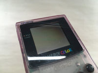 lf9649 Plz Read Item Condi GameBoy Color Clear Purple Game Boy Console Japan